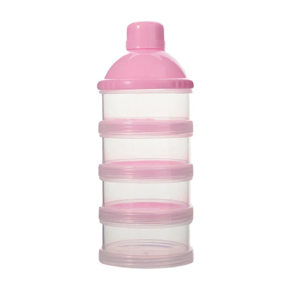 Tragbarer Milchpulverportionierer 4/5 Fächer – Babynahrungs-Snackspender