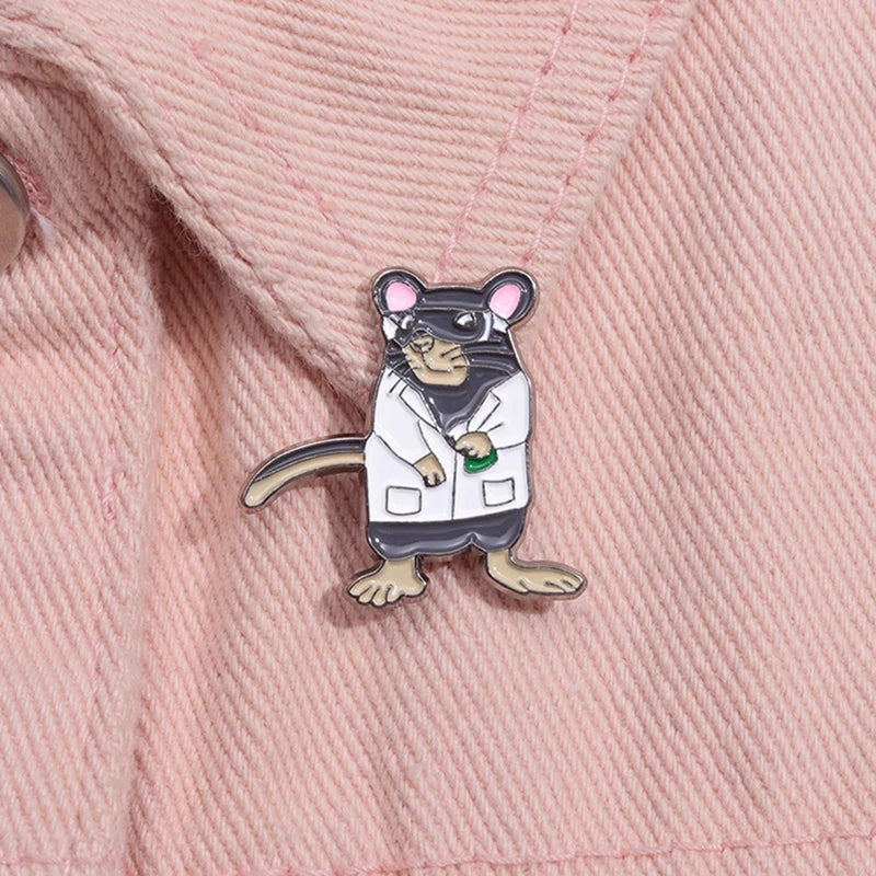 Pin's Émail Animaux Cartoon – Pingouin, Grenouille, Lapin & Chat | Broche Métal Badge Lapel | Bijou Cadeau Tendance