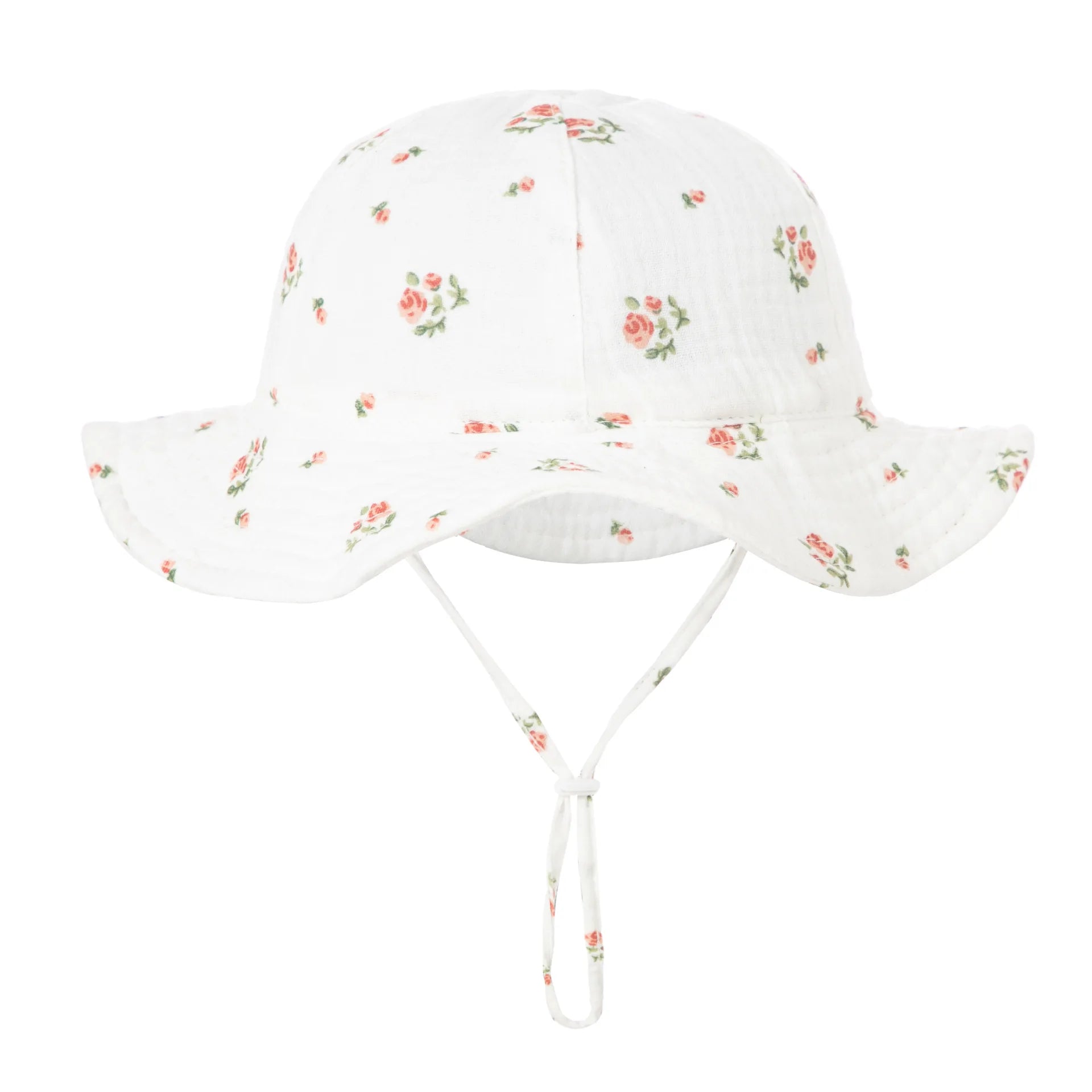 Bob Bébé Coton Imprimé Anti-UV Unisexe – Chapeau Panama Plage Pêche Outdoor Garçon Fille 3-12 Mois