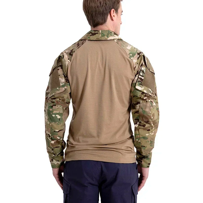 T-Shirt Tactique Homme Airsoft Combat Armée Paintball Chasse Respirant Outdoor Militaire | T-Shirt Tactique Outdoor Premium