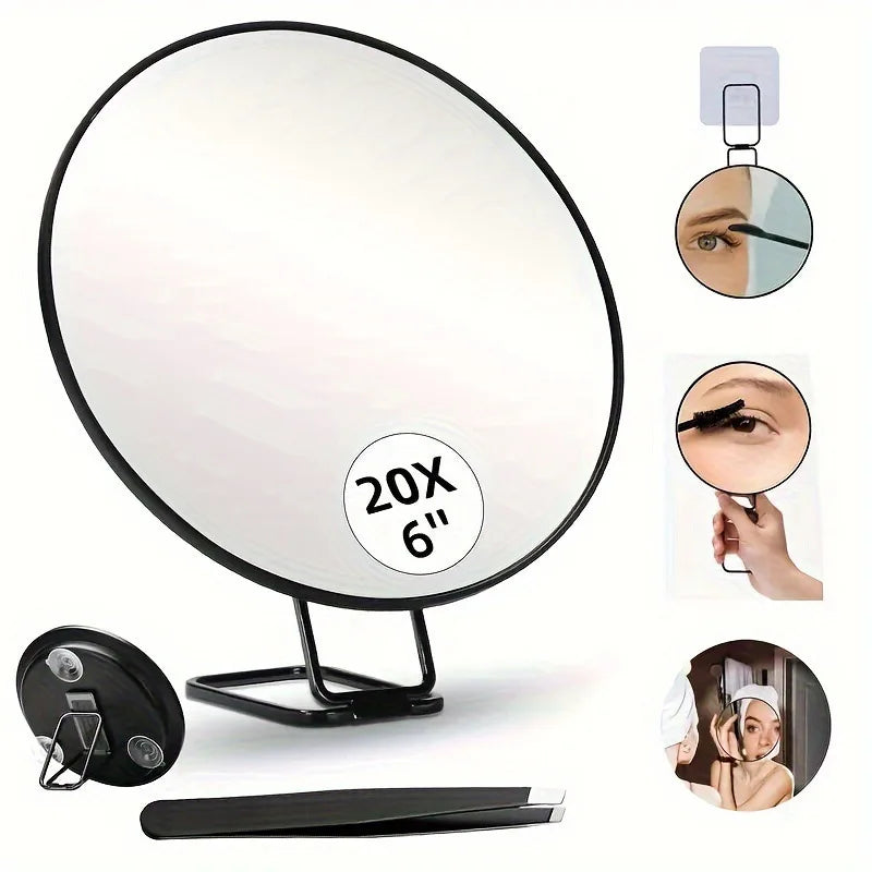Miroir Grossissant Portable Maquillage 10x/20x/30x – Précision Professionnelle | Maison & Voyage | Outil Beauté