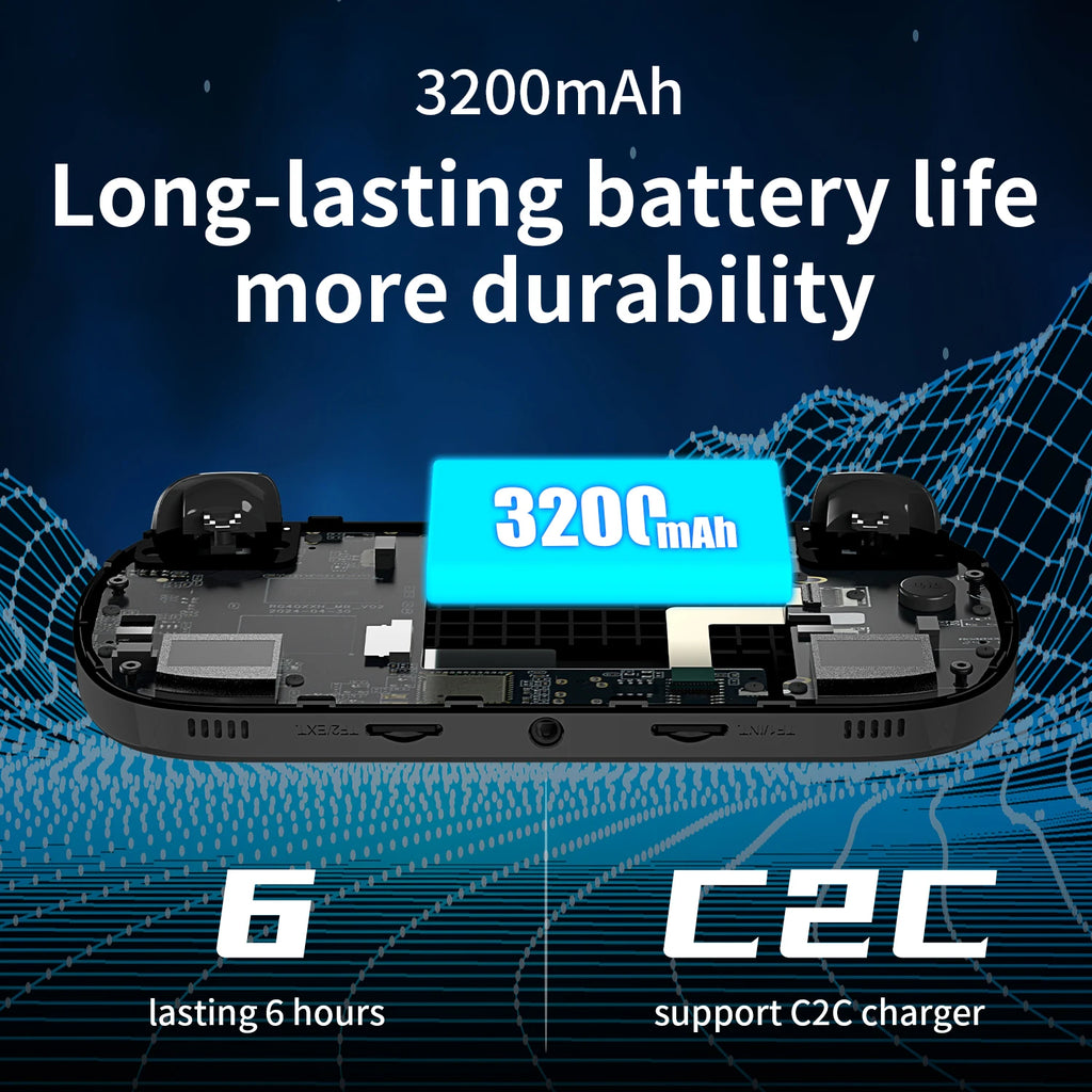 Anbernic RG40XXH Console Gaming Rétro Portable 4.0" – 64G, 5000+ Jeux Préchargés, Système Linux 64-bit | Emulateur Retrogaming