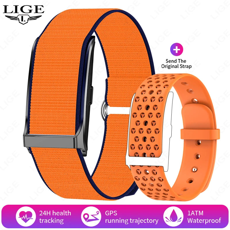 Bracelet Connecté Sport & Santé – Suivi Continu 24h/24 | Sommeil, Stress & Multi-Sport | Monitoring Santé Automatique