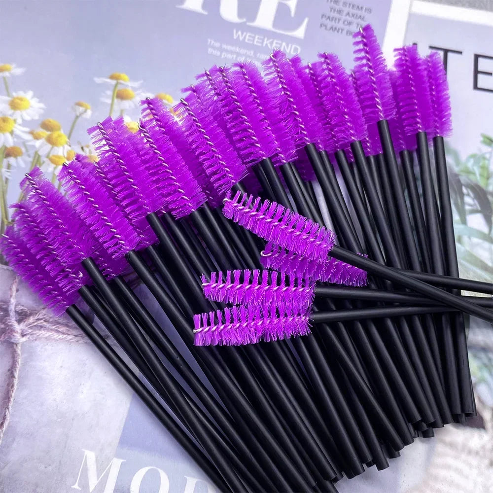 Brosses Mascara & Extension Cils – Lot 150 ou 300 Pcs | Spoolies Sourcils & Maquillage