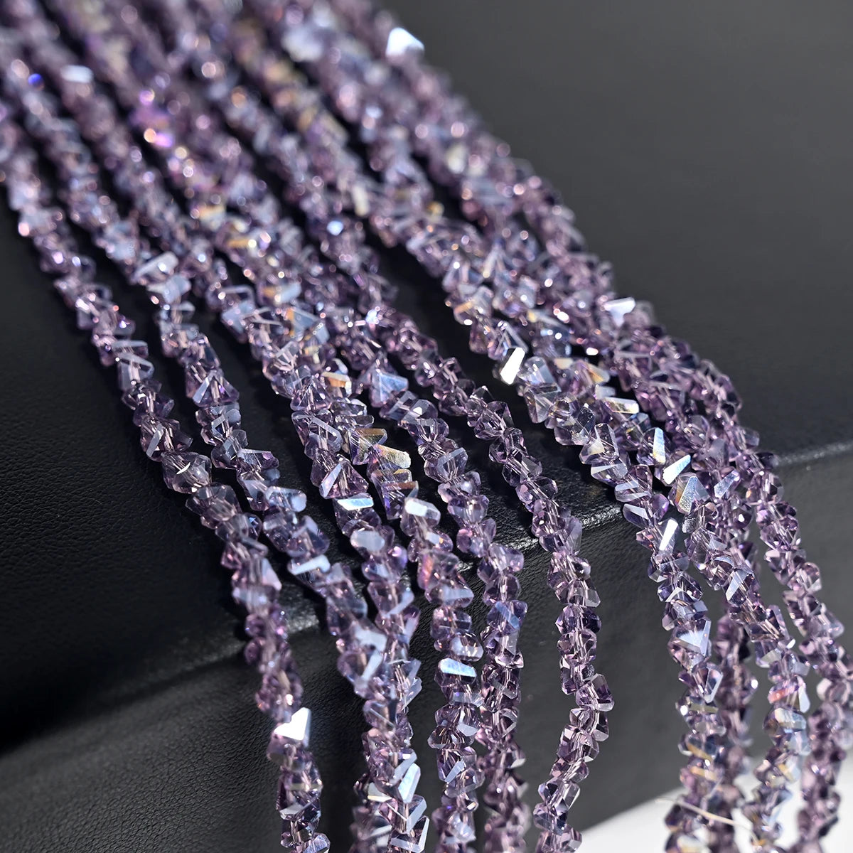 Lot 120 Perles Cristal Autrichien Triangles 4mm — Intercalaires DIY Bracelet Collier