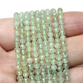 Perles Quartz Vert Raisin Naturel Facetté 2-3-4mm – Pierres Gemmes Vrac DIY | Bracelet, Boucles d'Oreilles & Bijoux Fait Main | Matériaux Lithothérapie