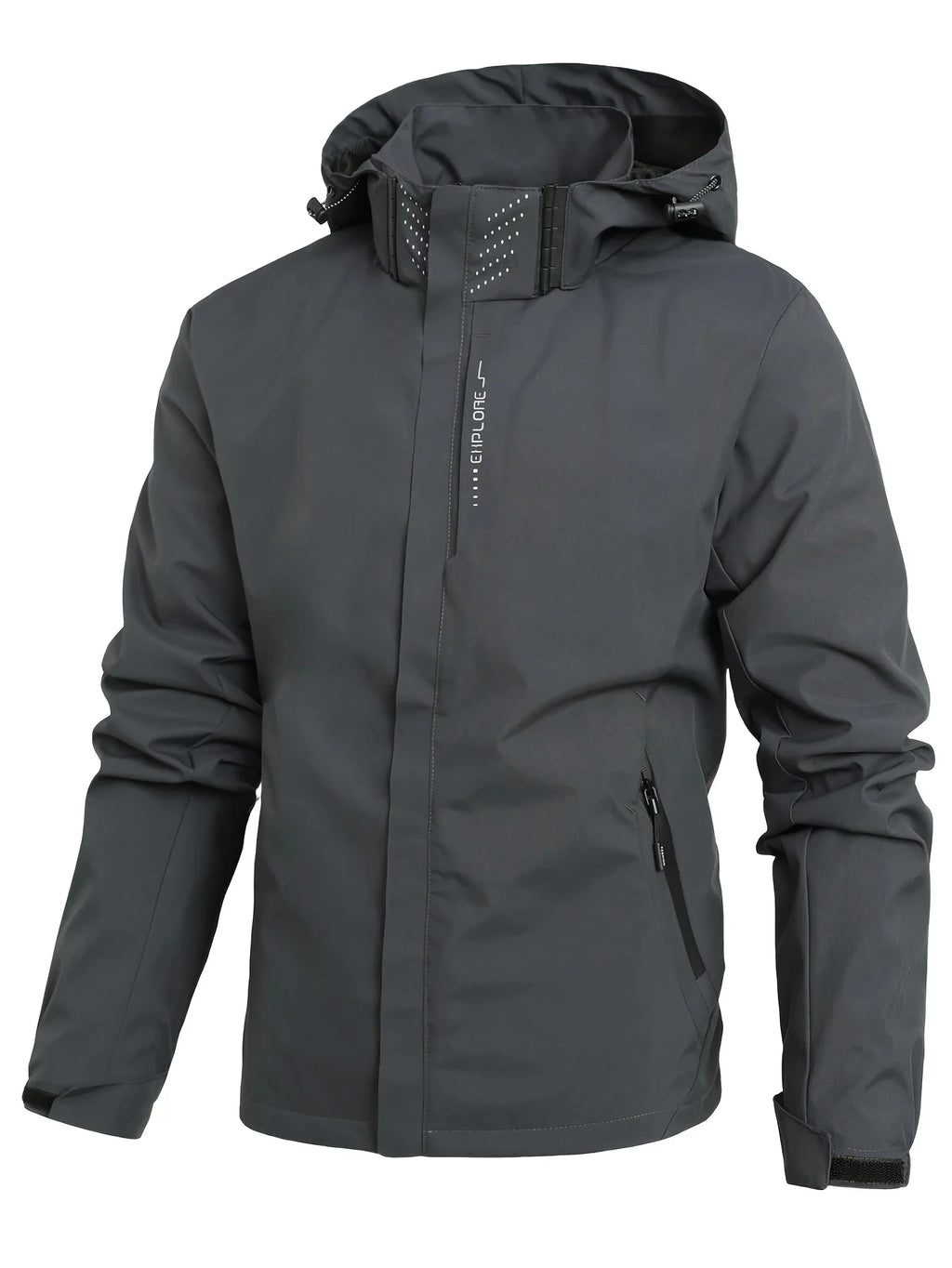 Herren Leichte Kapuzen-Regenjacke – Outdoor-Windjacke zum Wandern und Klettern | Herren Sportmode