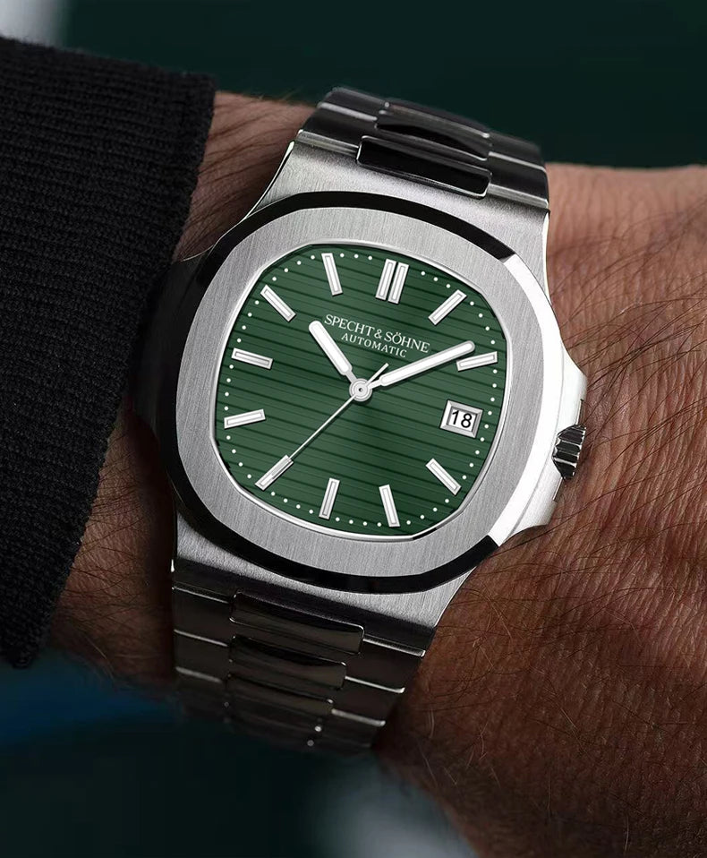 Specht&Sohne Herrenuhr Automatik Mechanik Japan 42mm Luxus Elegant Zeitlos | Specht&Sohne Premium Japan Automatik Mechanik Uhr
