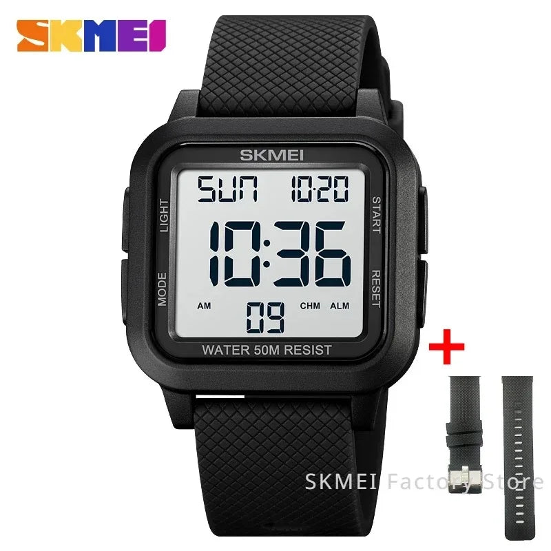Montre Homme SKMEI 1894 Militaire Sport Luxe – LED Digital Électronique Étanche Reloj