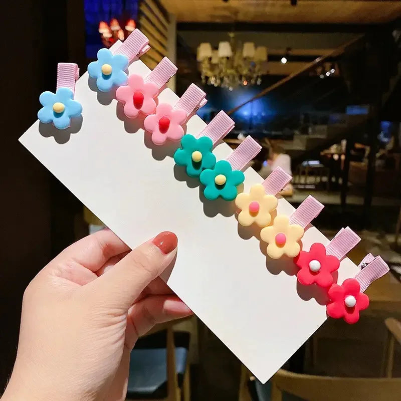 Lot 10/30 Pinces à Cheveux Fille Cartoon Couleurs Bonbon – Accessoires Cheveux Enfant Toddler Mignons