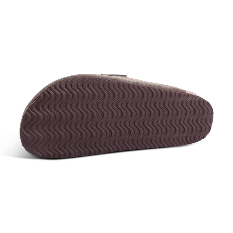 Clogs Liège Suède Unisexe Plage Non-Slip Smile – Mules Outdoor Maison Fashion