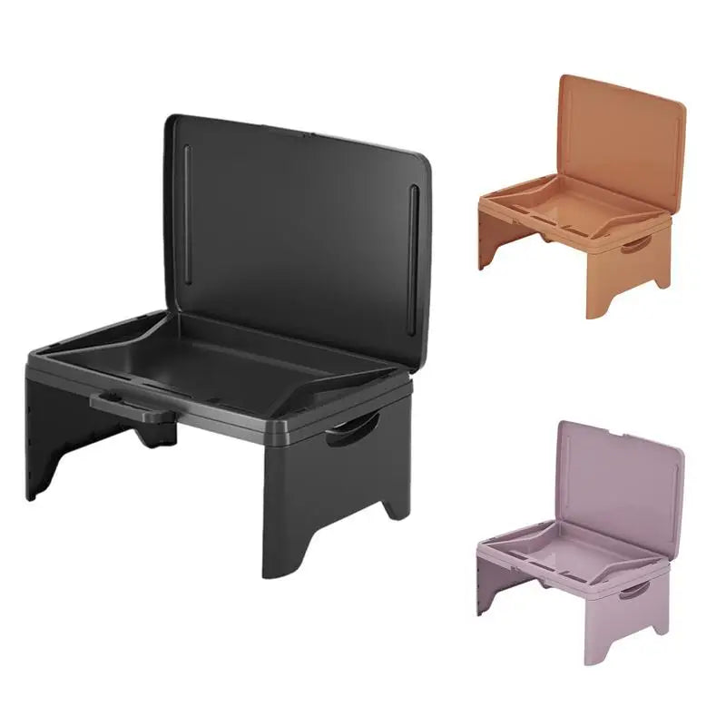 Bureau Pliable Voiture Multifonction – Plateau Laptop, Rangement Snack & Boisson, Table Lecture Enfant | Accessoire Voiture