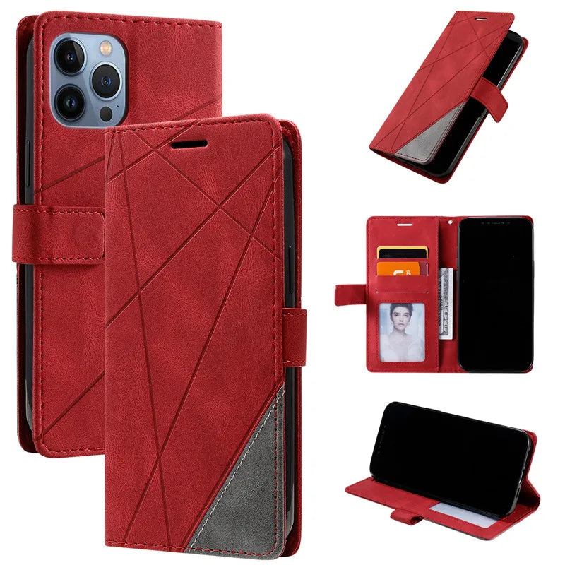 Coque Portefeuille Motorola MOTO G34 G24 G04 G14 G54 G84 5G – Étui Cuir Magnétique Rabat Protection