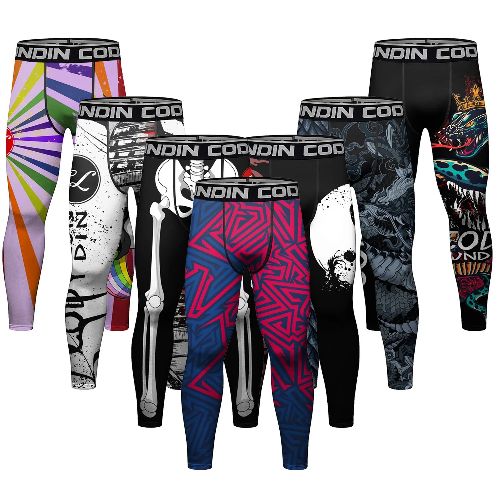 Leggings de Compression Homme - BJJ, Grappling & Fitness