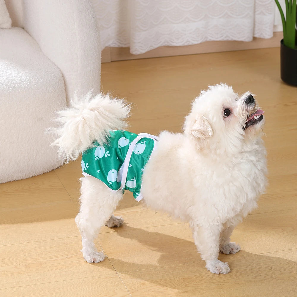Couche Chienne Lavable BIAI – Culotte Physiologique Étanche Soie Glacée Douce Réutilisable