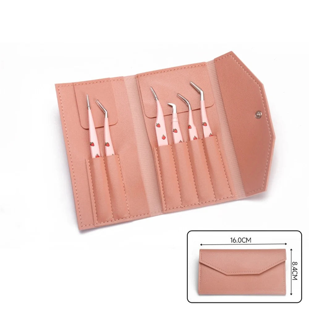Pinces Extension Cils Inox – Outil Pose Cils & Nail Art | Ramasse-Strass