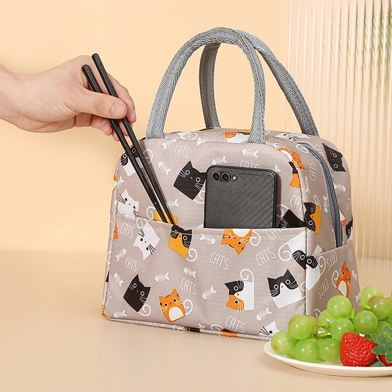 Lunch Bag Isotherme Cartoon – Sac Repas Thermique Pique-Nique Conservation Glacière Enfant
