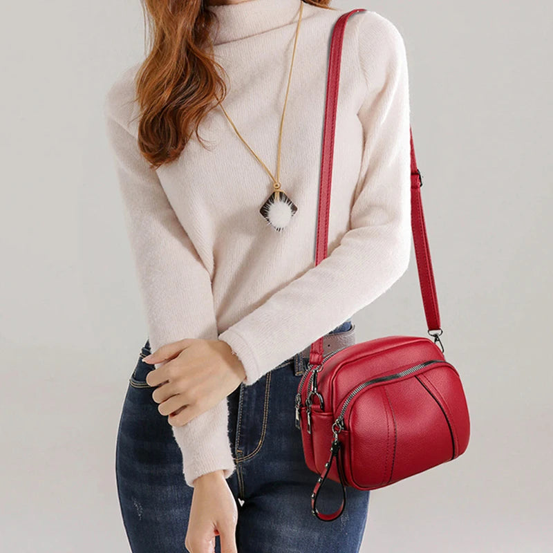 Sac à Main Femme Cuir Luxe – Pochette Bandoulière Élégante Mode Tendance