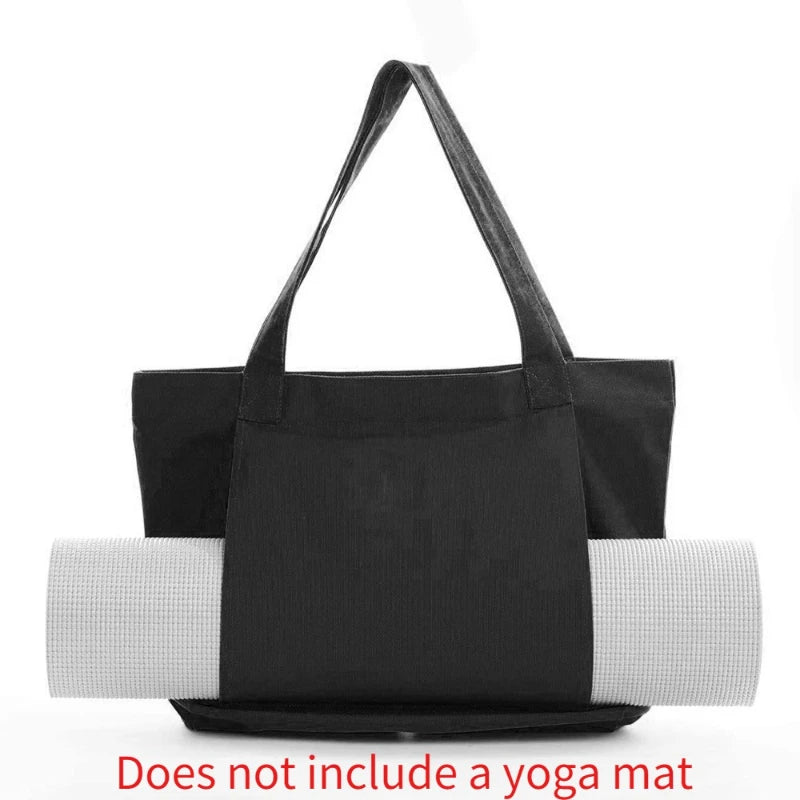 Yoga-Tasche Canvas Große Kapazität – Tragbar Fitness Pilates Outdoor Übung