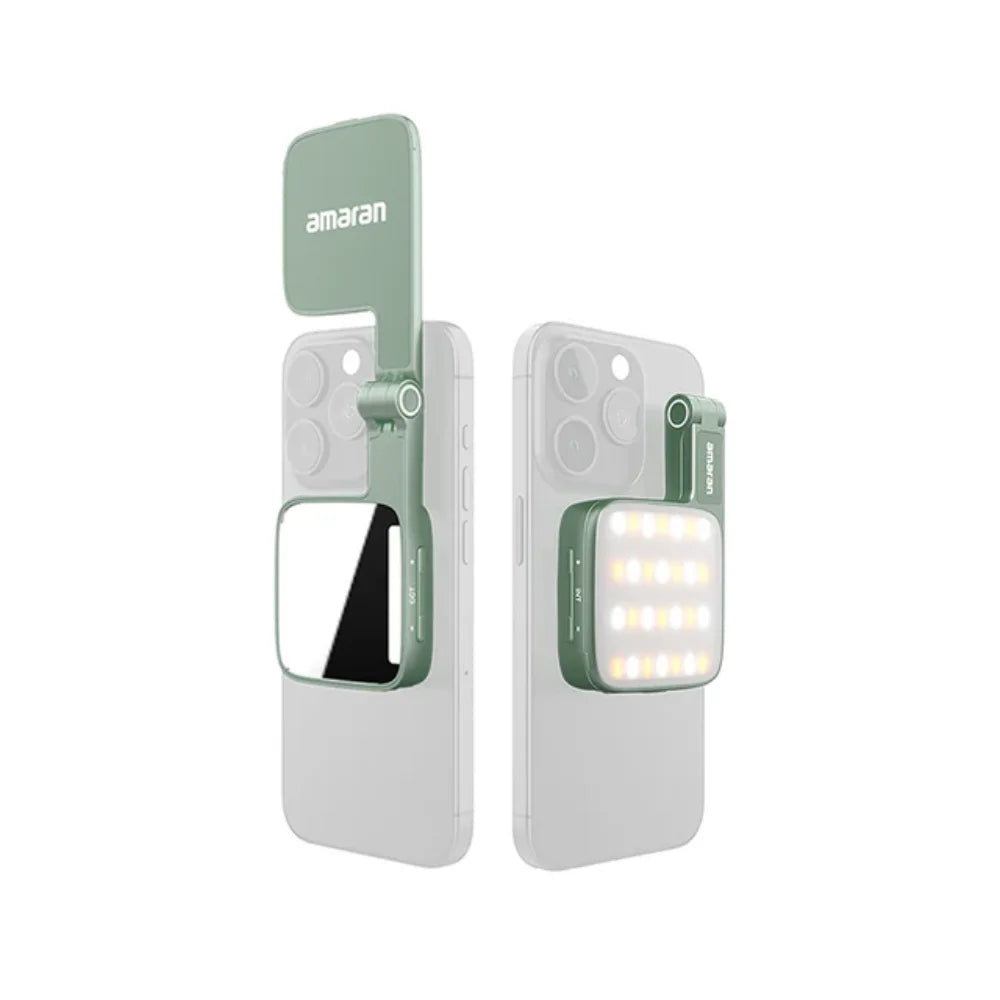 Lampe Selfie Magnétique amaran Go – Rechargeable Portable avec Miroir | Maquillage, Vidéo & TikTok