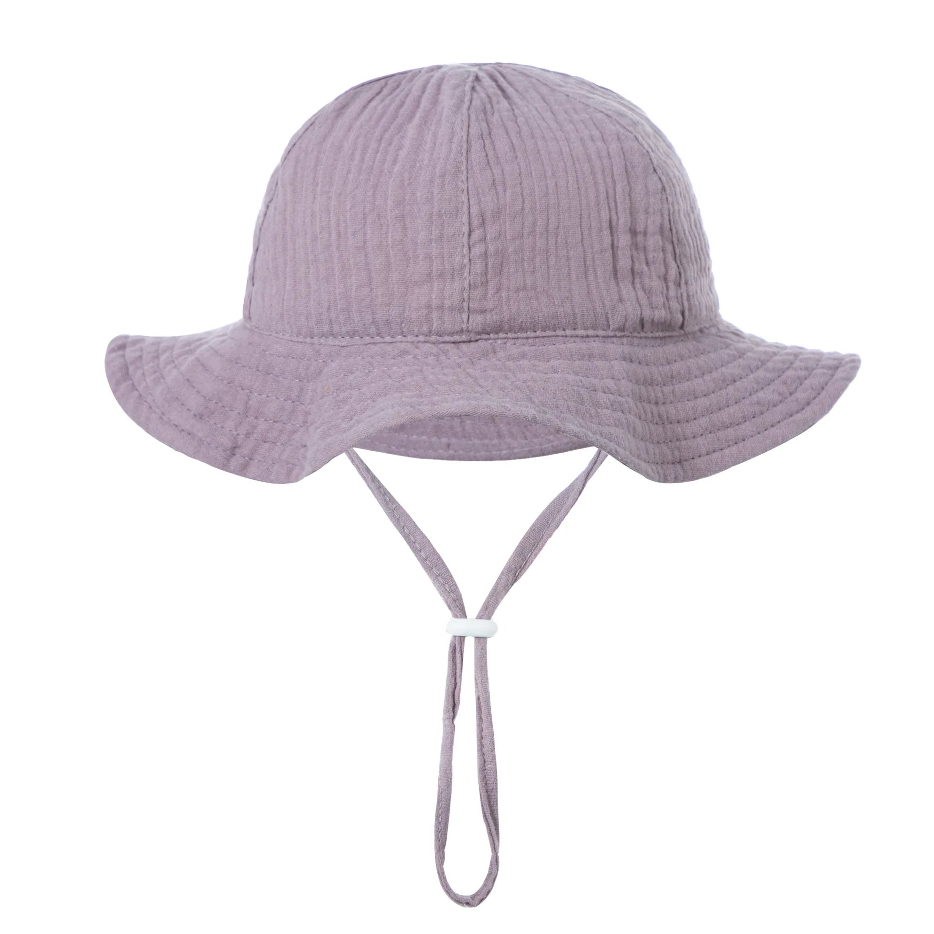 Bob Bébé Coton Imprimé Anti-UV Unisexe – Chapeau Panama Plage Pêche Outdoor Garçon Fille 3-12 Mois