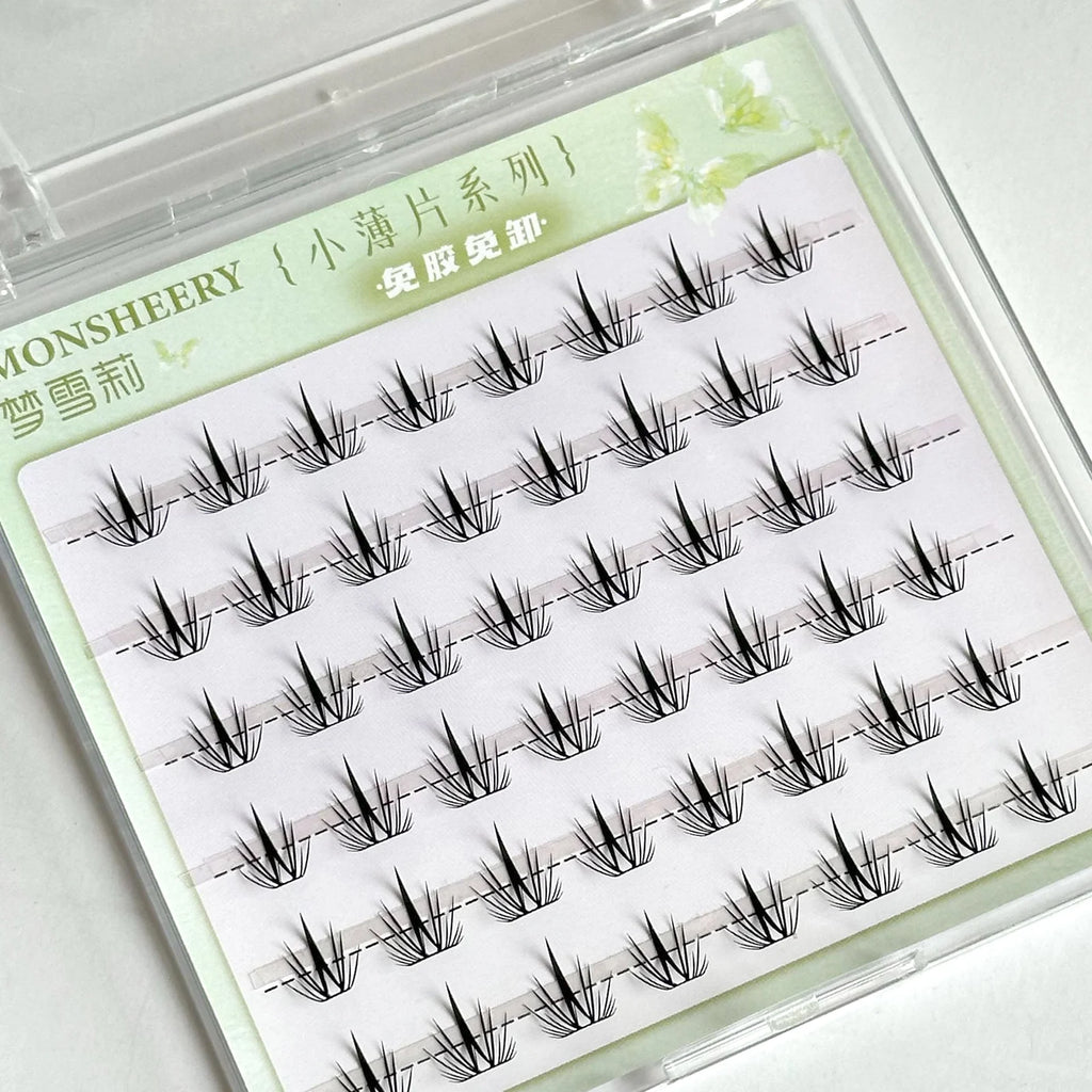 Faux Cils Cosplay Sans Colle – Clusters Effet Lifting | DIY Maquillage Naturel