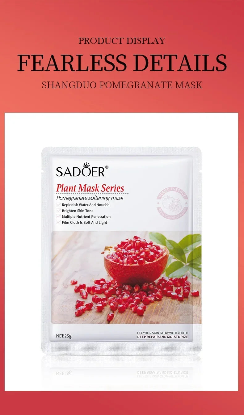 Set 8 Masques Visage Naturels - Hydratation & Fermeté K-Beauty