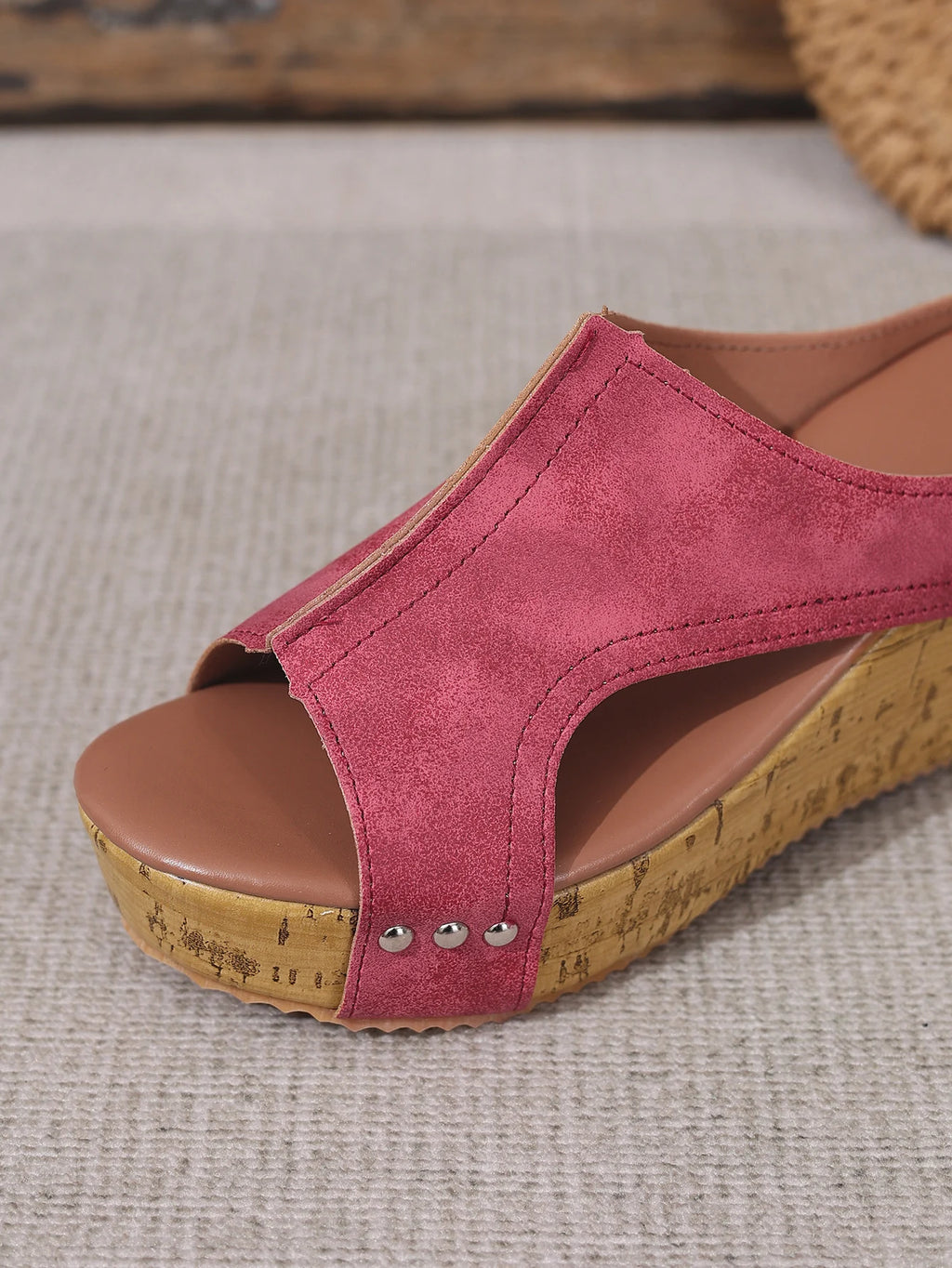 Sandales Clogs Talon Épais Rehaussantes Femme 2025 – Plage Slides Été Outdoor