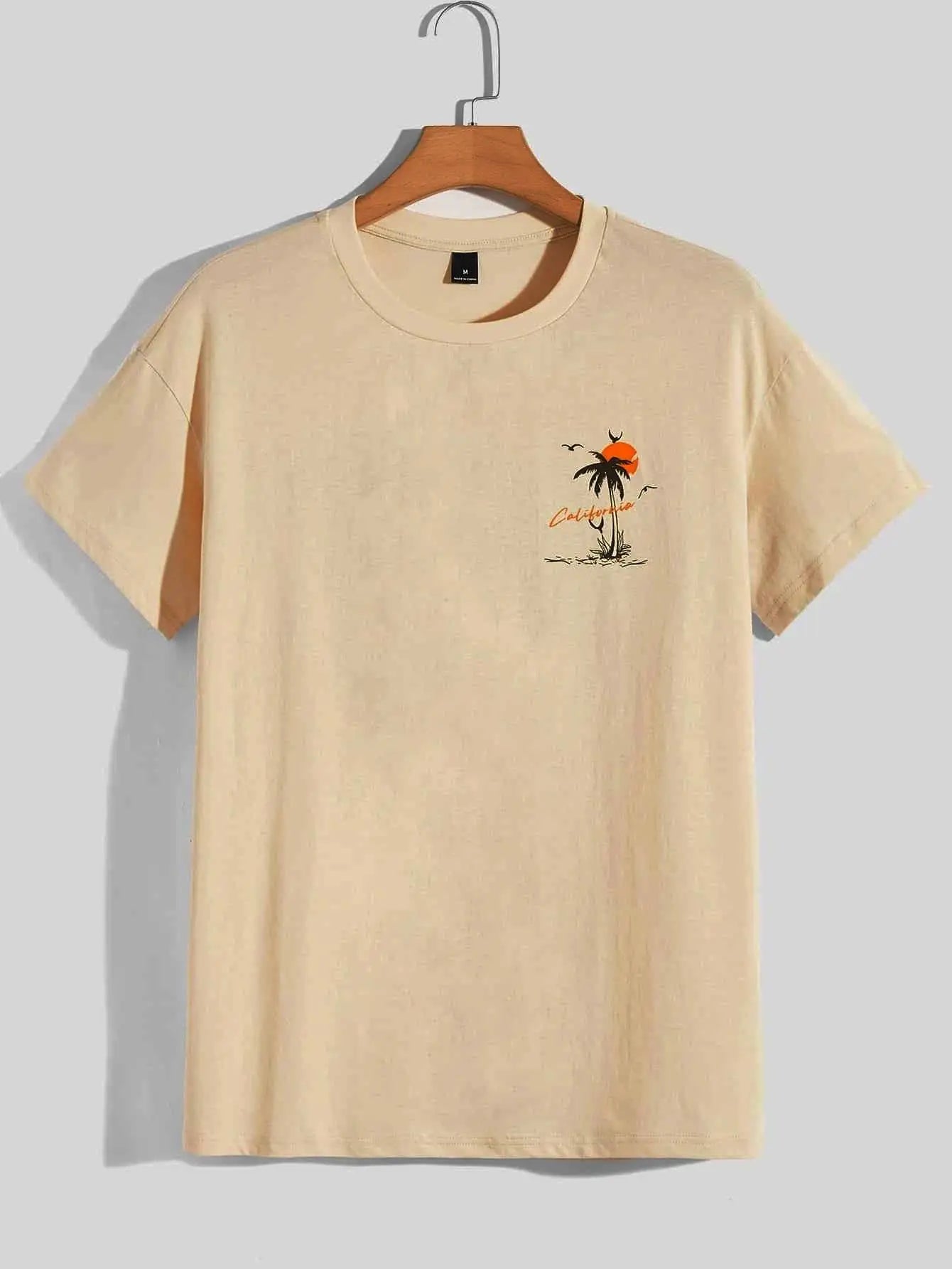 T-Shirt Homme Oversize Coton Imprimé California Adventure Été Loose Fashion Casual Tendance – Tee Graphique Voyage West Coast Streetwear | Mode Homme Premium