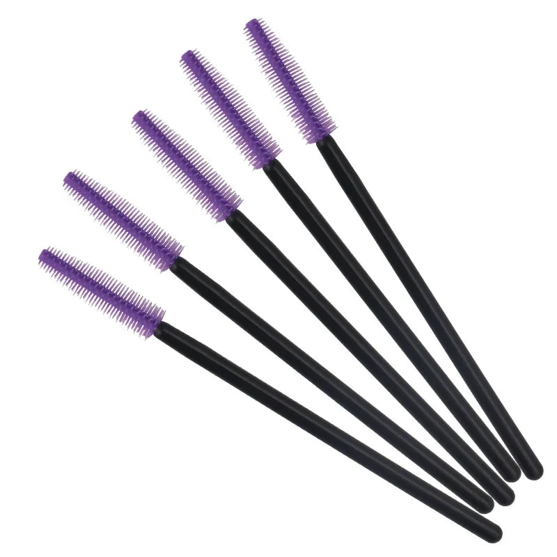Brosses Silicone Cils Jetables – Lot 50 Pcs | Applicateur Mascara & Extension