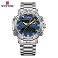 Montre Homme Militaire NAVIFORCE Double Affichage Quartz – Sport Étanche Grand Cadran