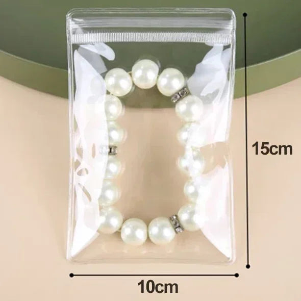 Sachets PVC Transparents Anti-Oxydation Bijoux – Lot 10 à 50 pcs | Rangement Boucles d’Oreilles, Colliers, Pendentifs & Bracelets | Organiseur Bijoux
