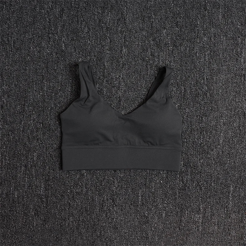 Brassière Sport Femme Dos Nu Sexy – Anti-Choc, Sans Manches | Yoga, Running & Gym | Top Fitness Gainant & Respirant
