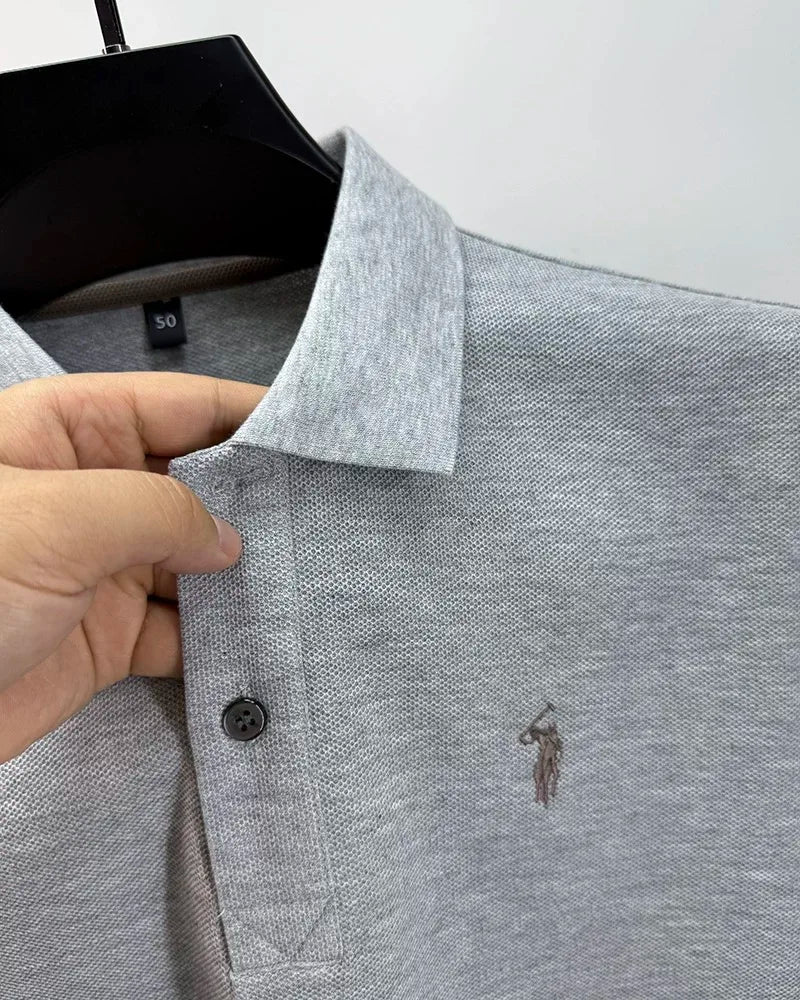Polo Homme 100% Coton Manches Courtes Broderie Poney Élégant Golf Casual Été – Style Designer Premium | Mode Homme Luxe