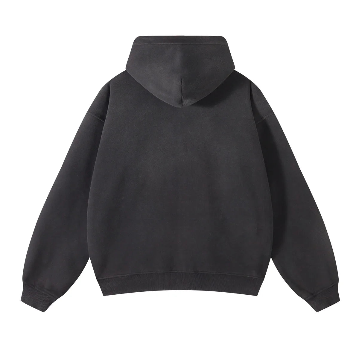 Hoodie Homme Oversize Zip Tie Dye Dégradé – Sweat Cardigan Peluche Loose Grande Taille Hiver | Mode Homme Premium