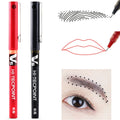 Stylo Marqueur Tatouage Temporaire Microblading – Noir & Rouge Waterproof | Sourcils, Lèvres & Maquillage Permanent