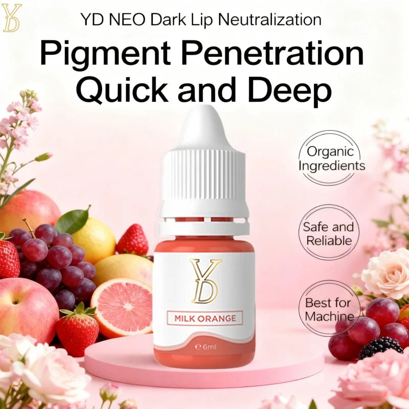 Pigments Lèvres Semi-Permanent YDPMU NEO – Neutralisation 10 Couleurs | Maquillage Permanent