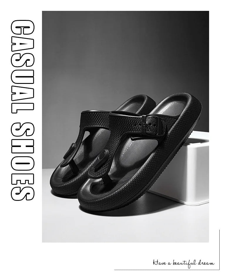 Tongs EVA Comwarm Homme Plage Légères 2025 – Semelle Douce Non-Slip Slides Maison