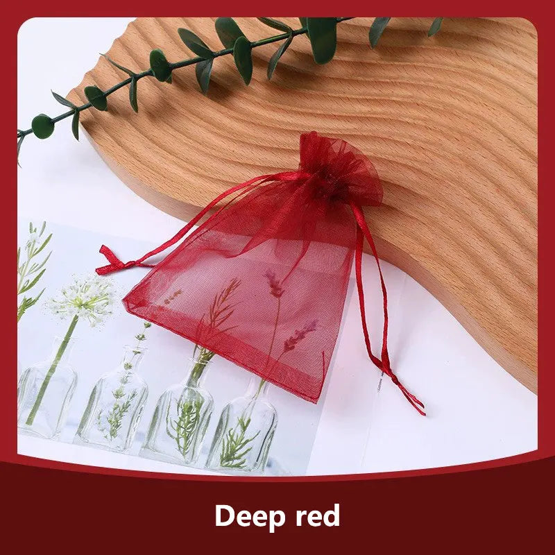 Sachets Organza Lot 100 pcs – Pochettes Bijoux Mariage & Fête | 4 Tailles au Choix 7x9 9x12 10x15 13x18cm | Emballage Cadeau & Décoration Premium