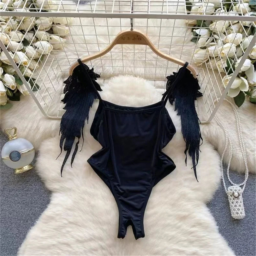 Combinaison Lingerie Femme Sexy Lapin Cosplay Déguisément Dos Nu Ajourné – Costume Roleplay Kawaii | Soirée