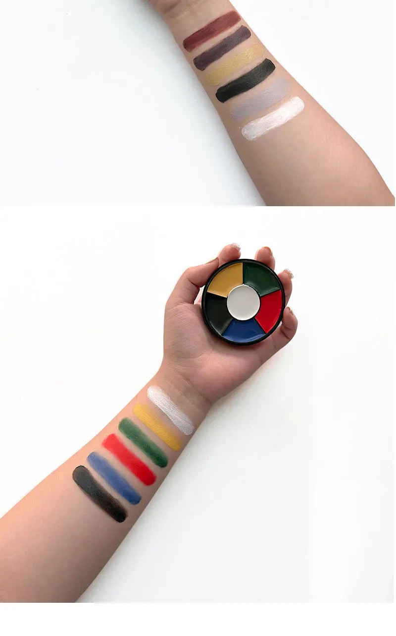 Palette Maquillage SFX 6 Couleurs Bleus & Ecchymoses – Zombie Réaliste Visage & Corps | Maquillage Halloween Costumes