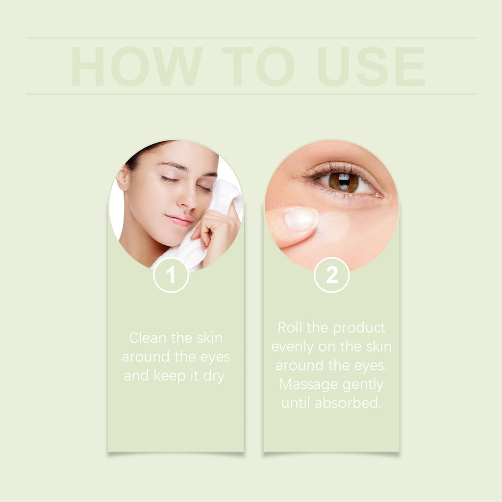 Sérum Contour des Yeux Collagène – Anti-Cernes Poches Gonflements Liftant Hydratant Roller