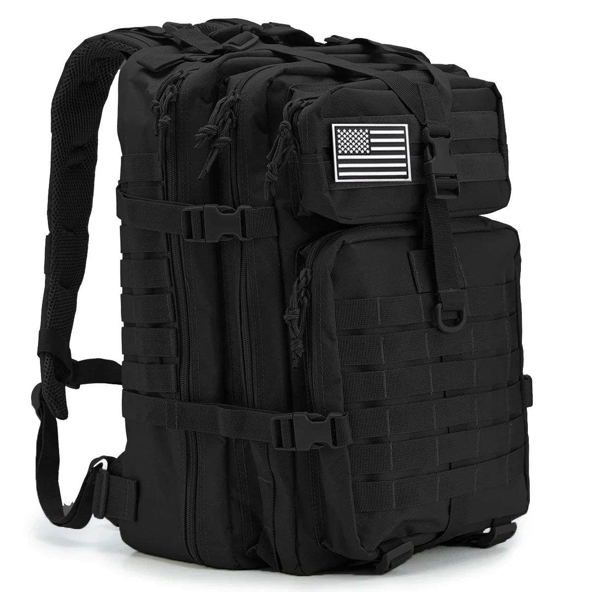 Sac à Dos Tactique Homme 45L – Sac Randonnée Camping Chasse Trekking Molle Militaire