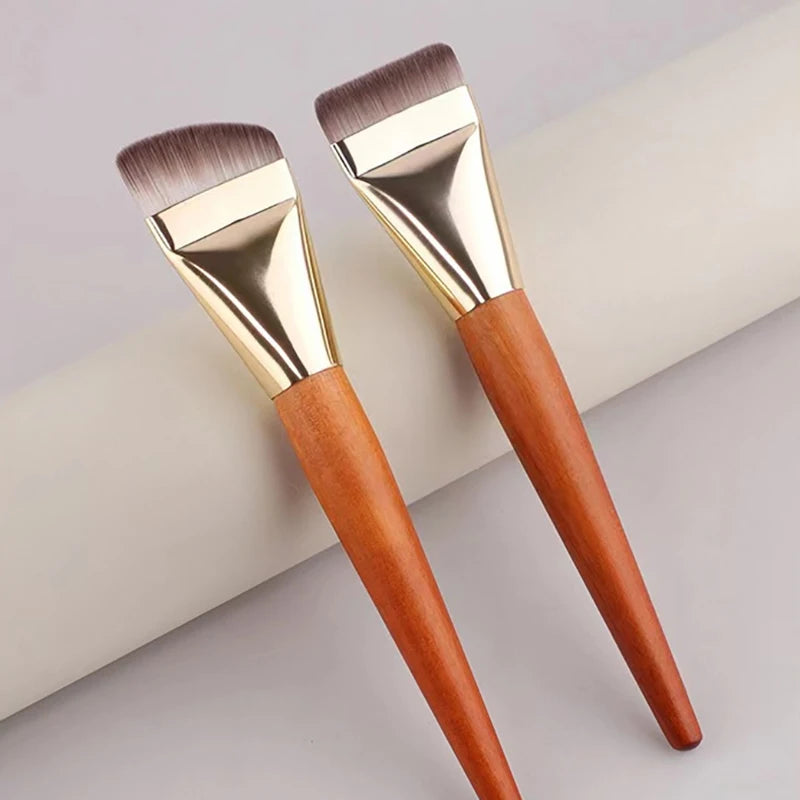 Pinceau Fond de Teint Ultra-Fin – Lot 1/2 Pcs | Contouring Plat & Blending Crème