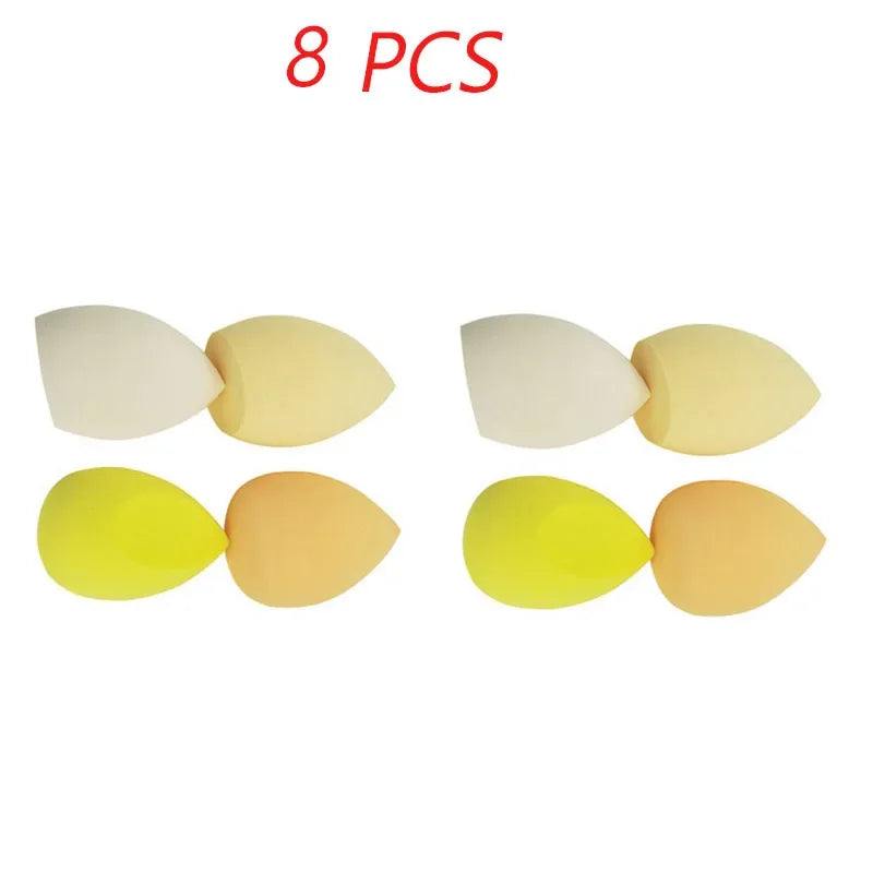 Lot 4 Éponges Maquillage Blender Puff – Fond de Teint, Poudre & Correcteur | Application Douce & Uniforme | Accessoire Beauté