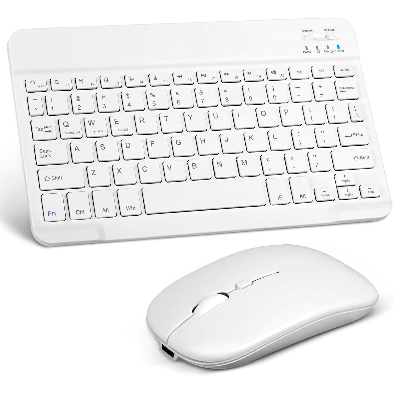 Kit Clavier & Souris Bluetooth Sans Fil Ergonomique – Compatible PC, Tablette & Home Office