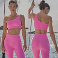 Ensemble Yoga Femme Crop Top Dos Nu & Legging – Respirant, Sexy & Anti-Transpiration | Gym, Fitness & Sport Été