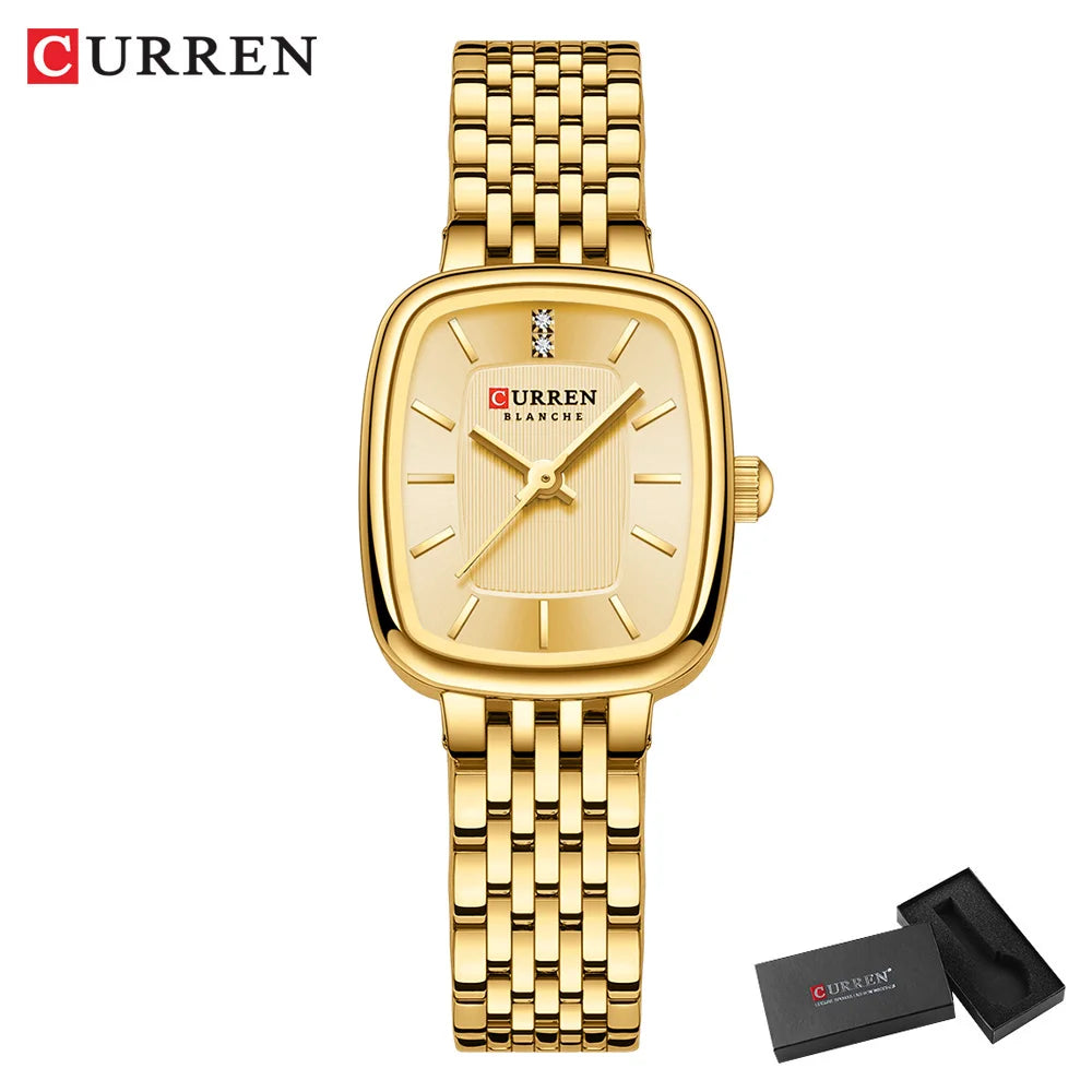 Montre Femme CURREN Dress Fashion Quartz – Bracelet Acier Simple Élégante Intemporelle