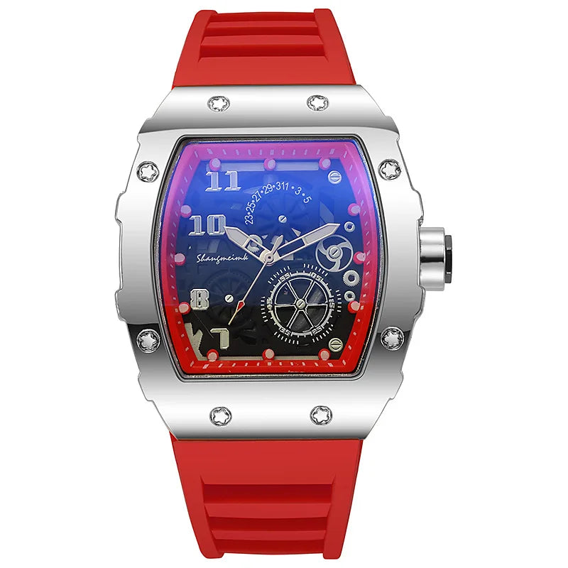 Montre Mixte Silicone Jelly Quartz Fashion Luxe – Casual Tendance Idée Cadeau Homme & Femme
