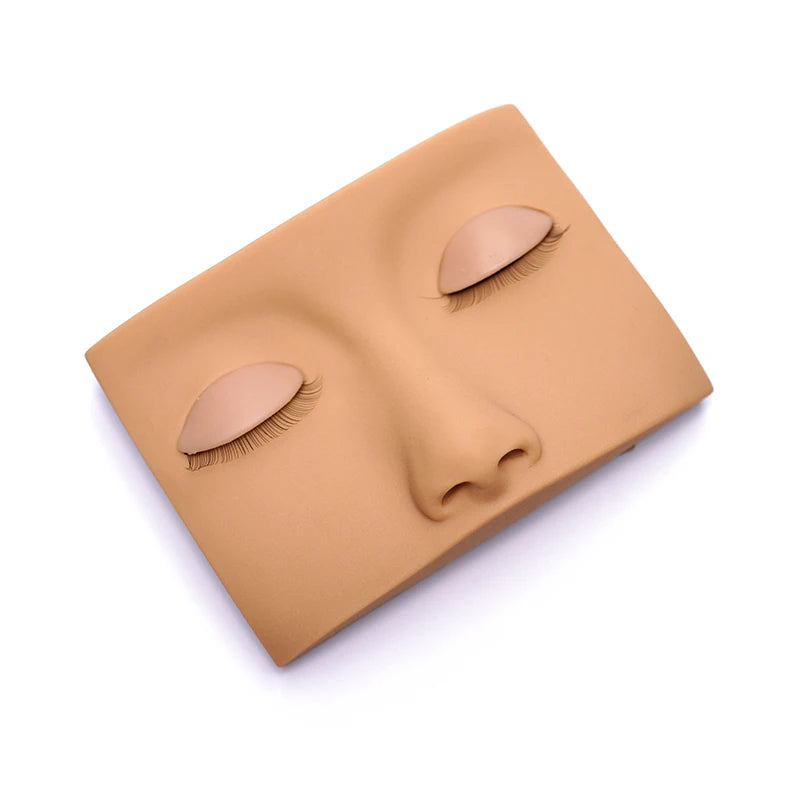 Tête Mannequin Entraînement Extension Cils – Yeux Amovibles & Faux Cils | Modèle Pratique